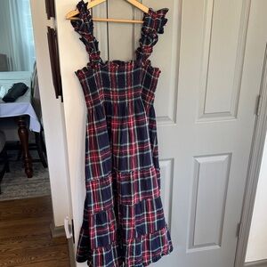 Plaid Ruffle Strap hill house nap dress